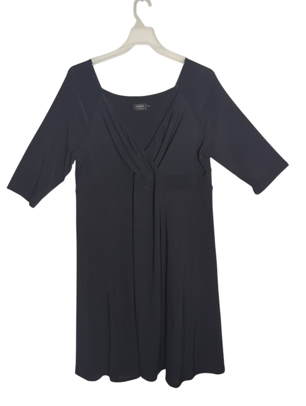 Igigi Women's Dress Vintage Faux Wrap Quiet Luxury Old Money Plus Size 22 24